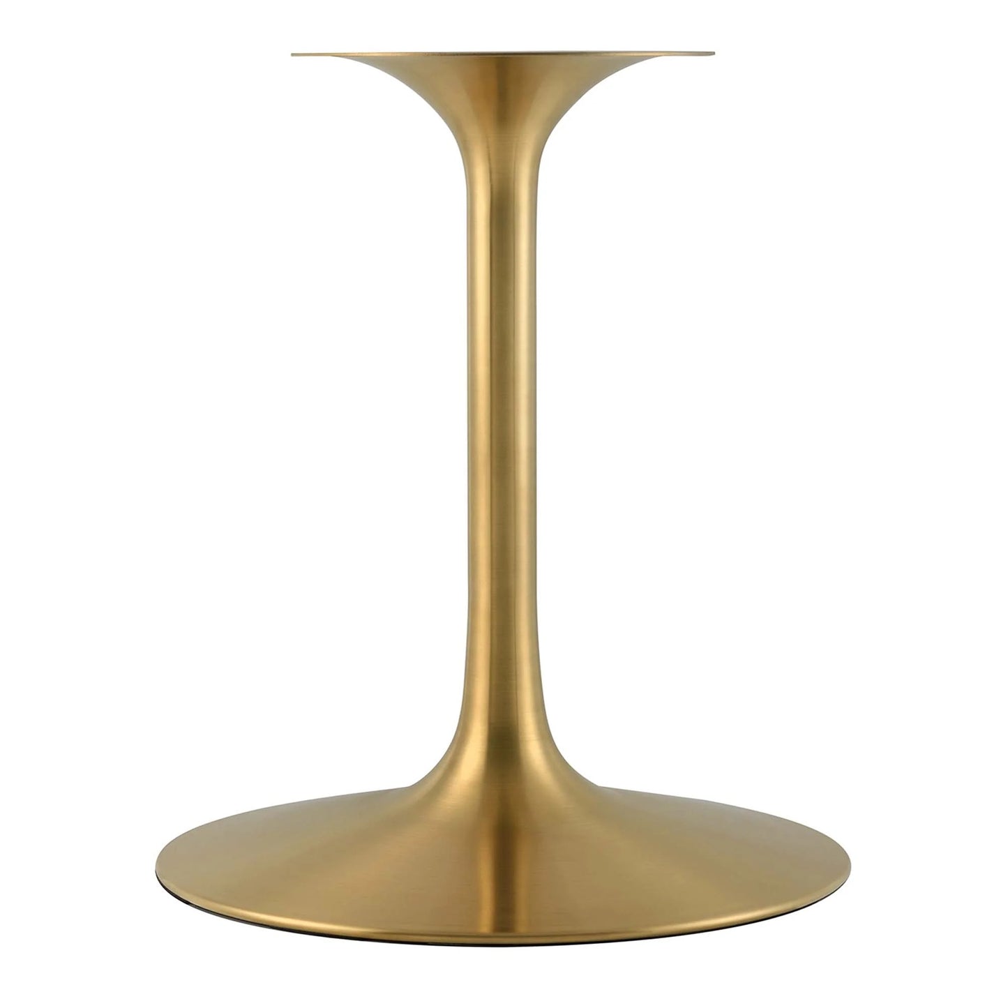 Tulip Marble Dining Table - 48" Round, Gold Base