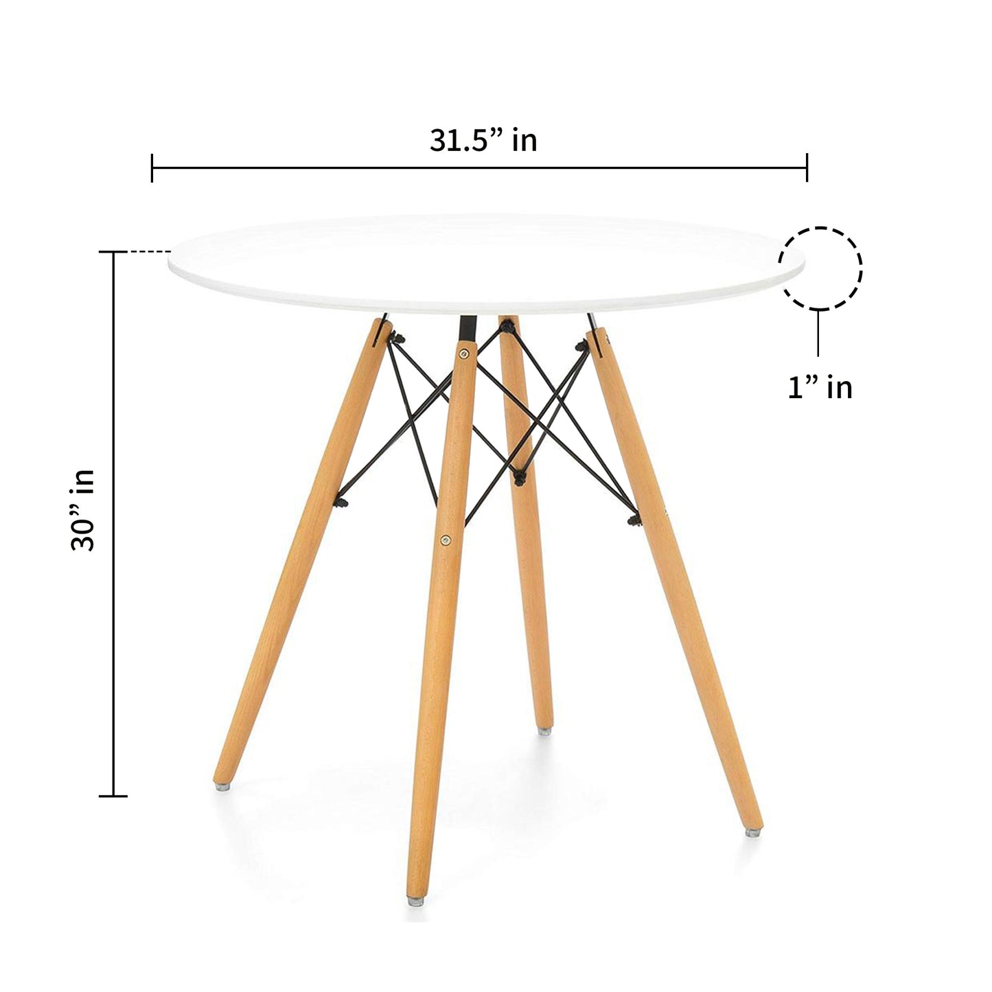 Eiffel Dining Table, 32" Round