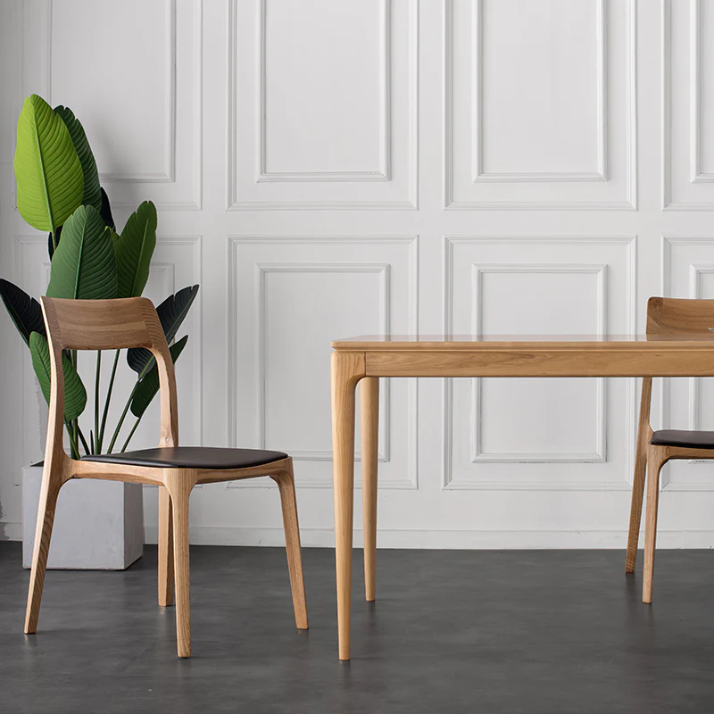 H Dining Table, Natural
