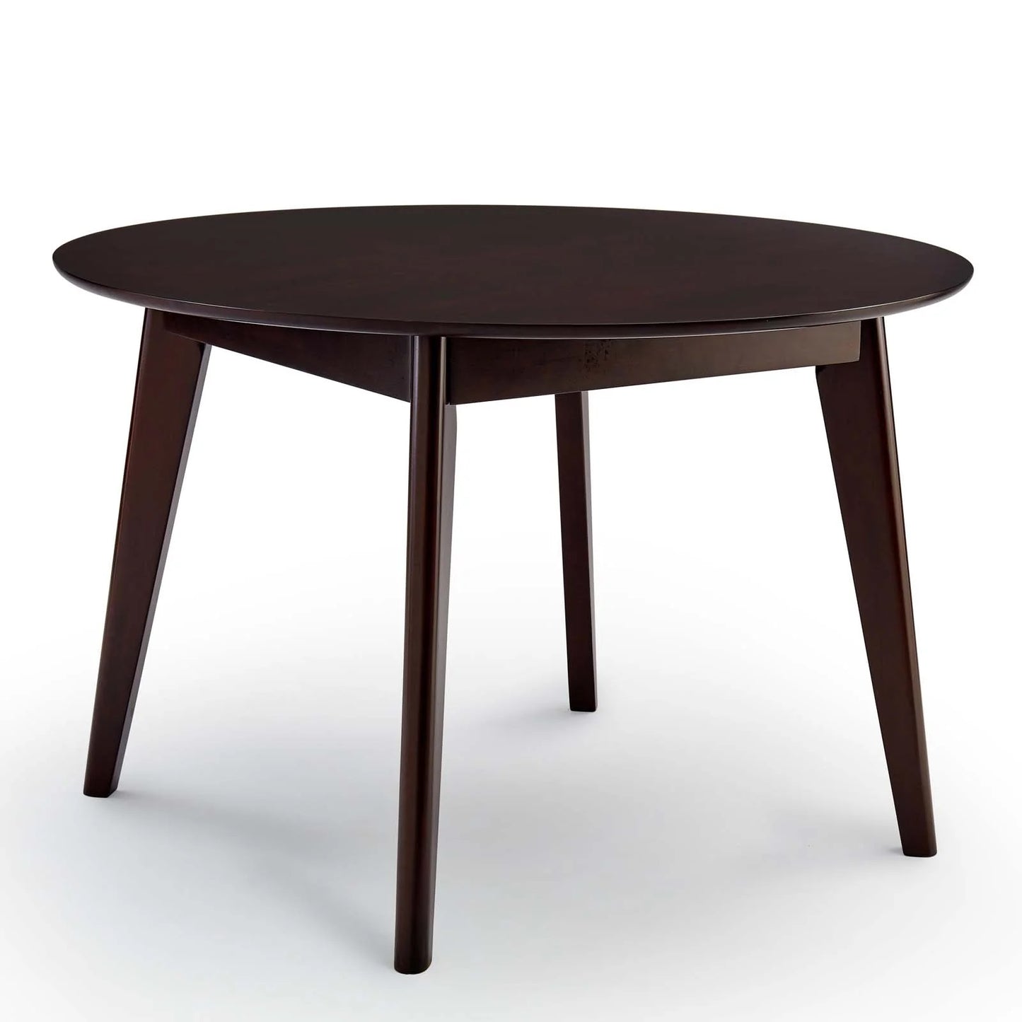 Larsen Wood Dining Table - 45" Round, Cappuccino