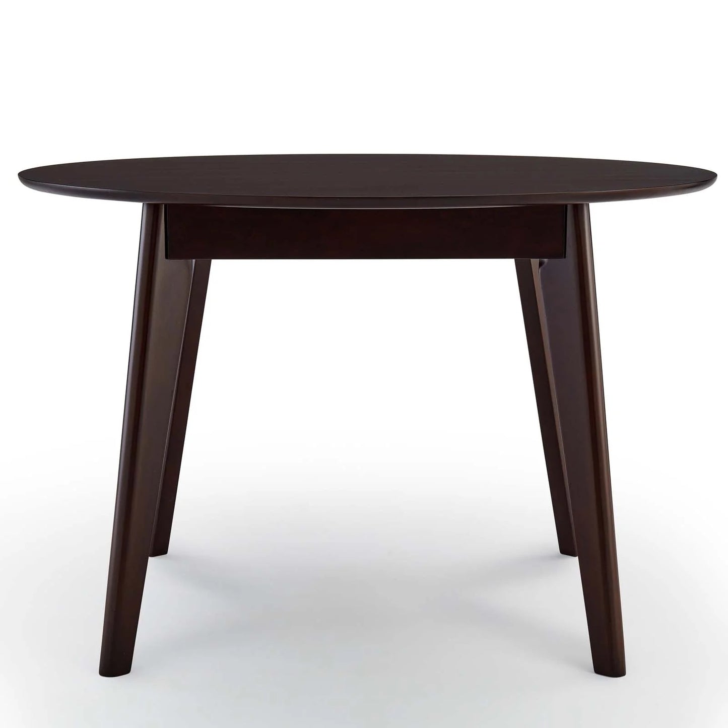 Larsen Wood Dining Table - 45" Round, Cappuccino