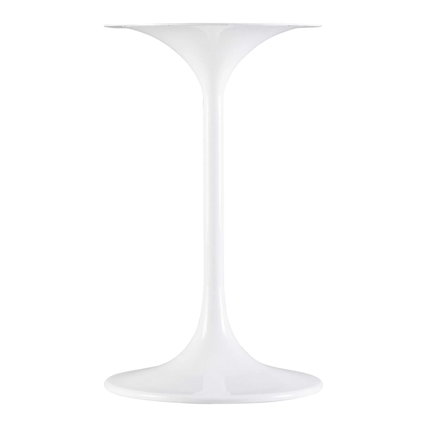 Tulip Marble Side Table - 20" Round, White Terrazzo