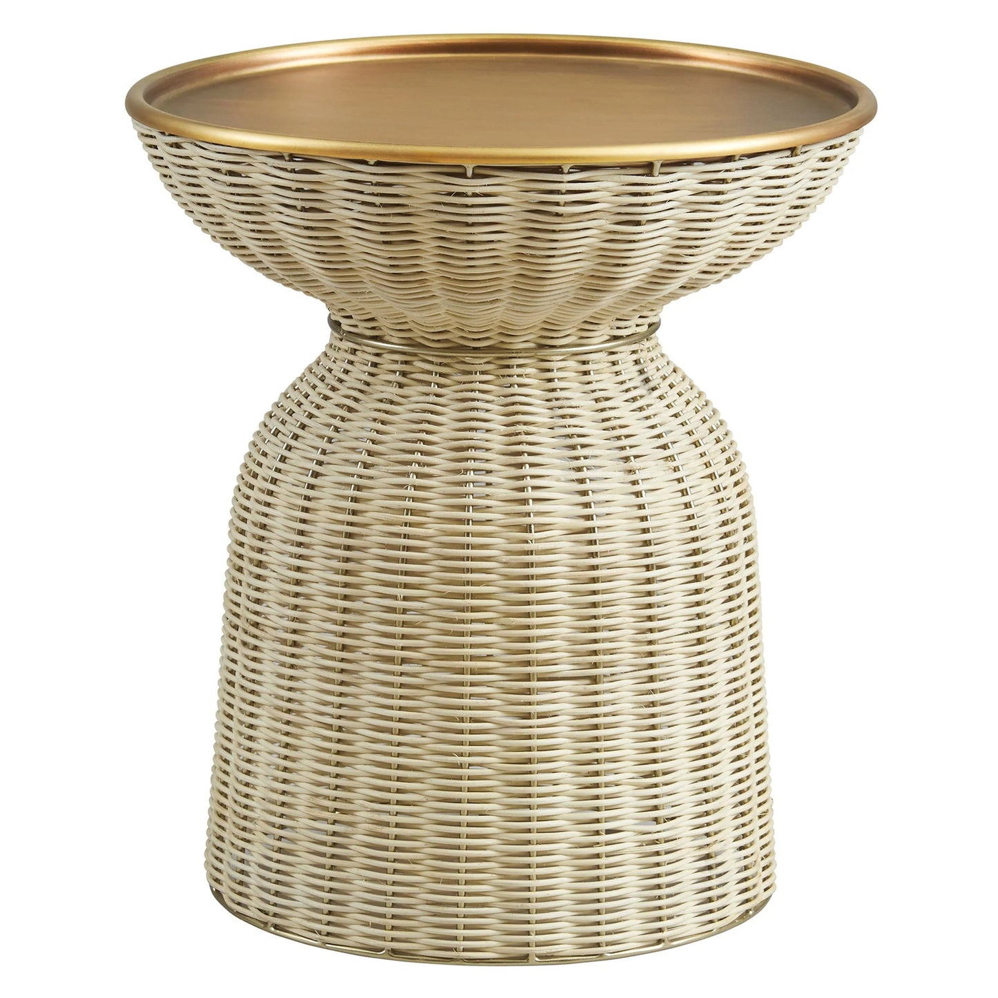 Axis Rattan Side Table, Round