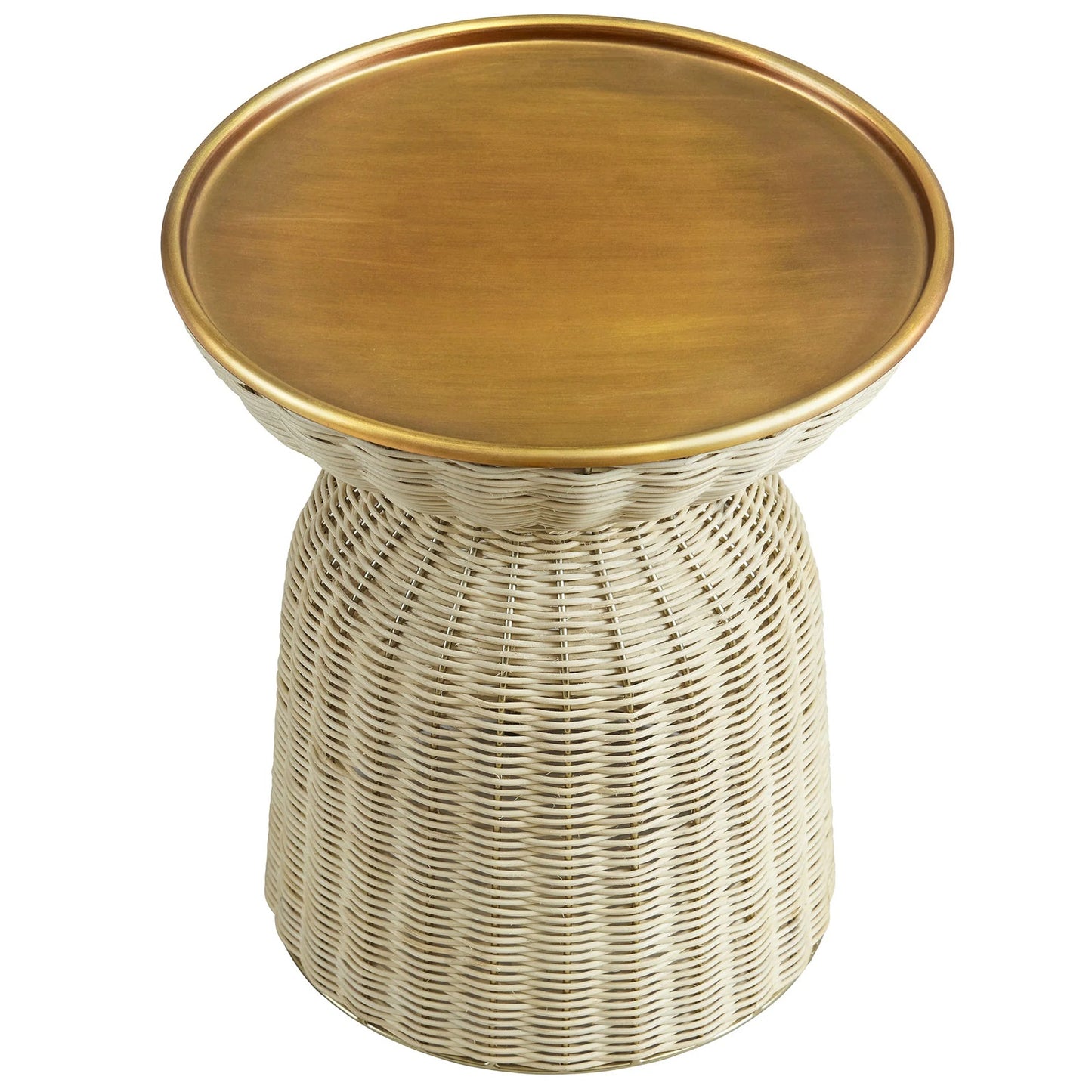 Axis Rattan Side Table, Round