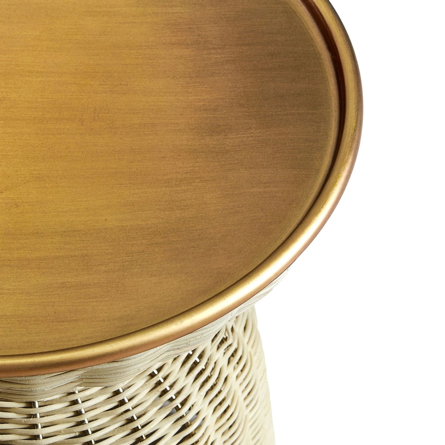 Axis Rattan Side Table, Round