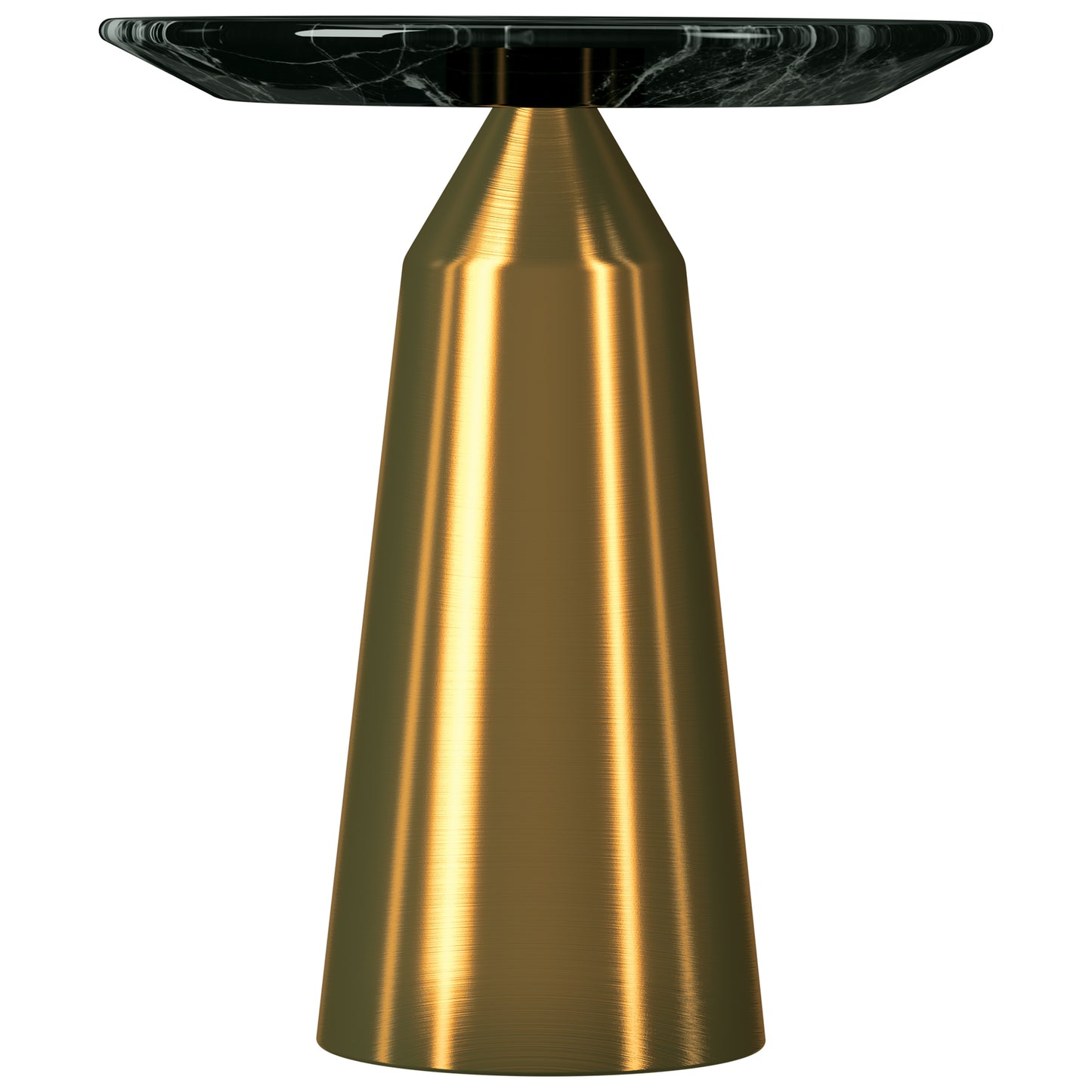 Lodge Gold-Marble Side Table