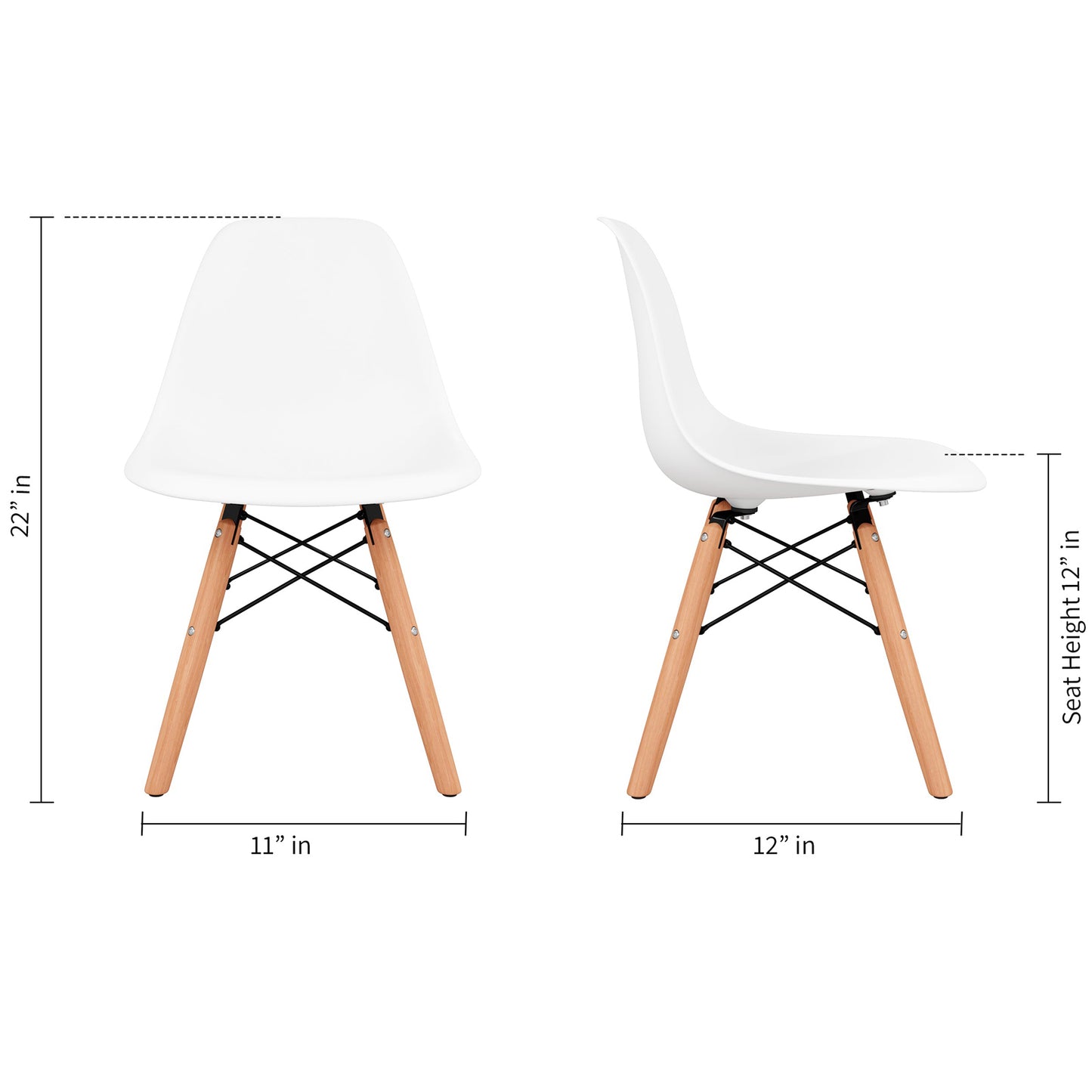 Eiffel Kids Table Set, 23" Round