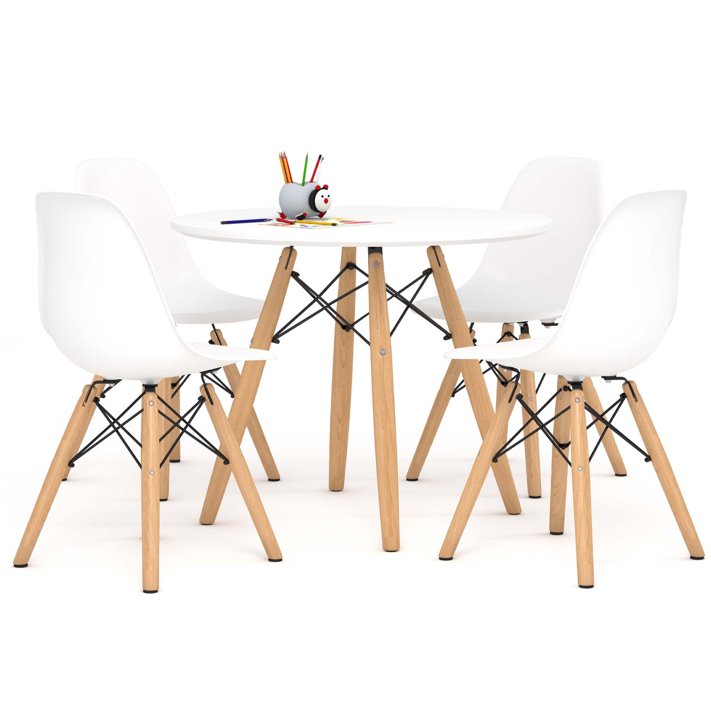 Eiffel Kids Table Set, 23" Round