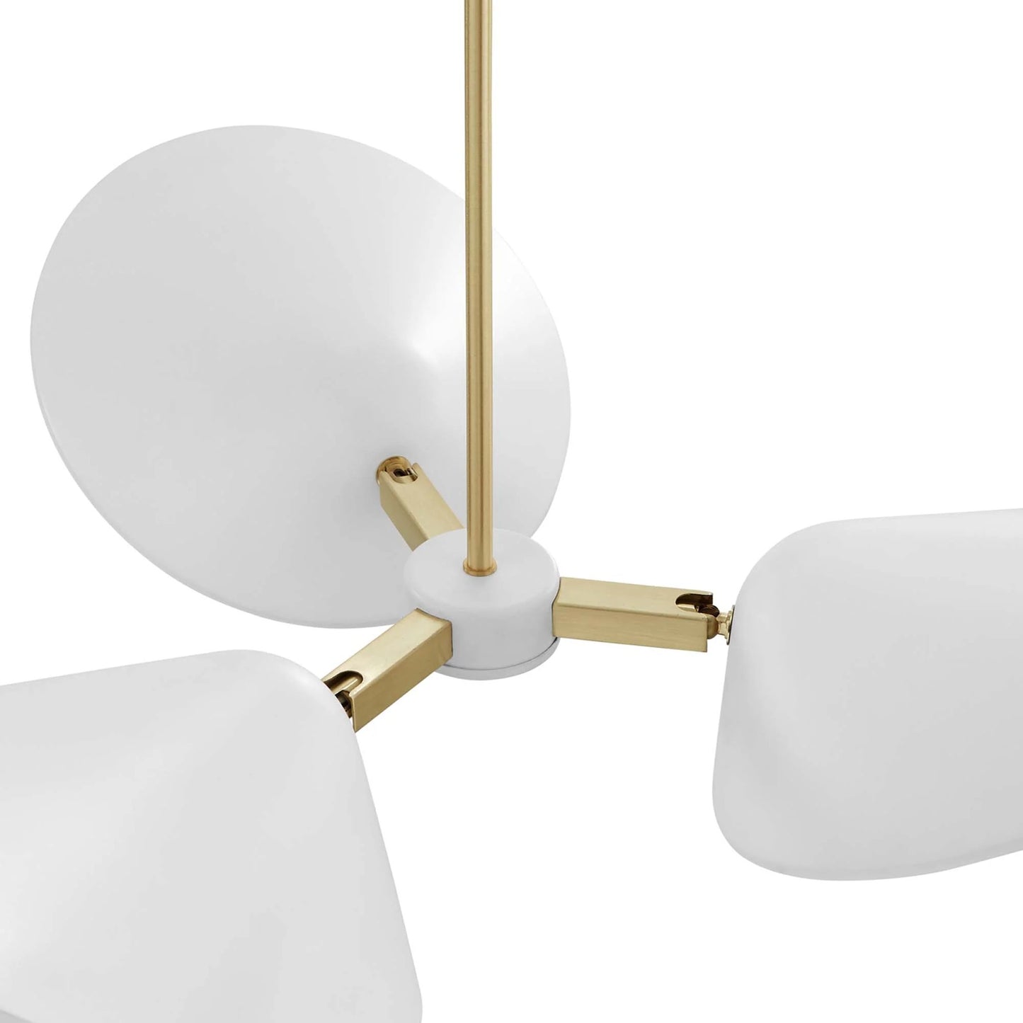 Ramon 3-Light 3" Arm Pendant, White