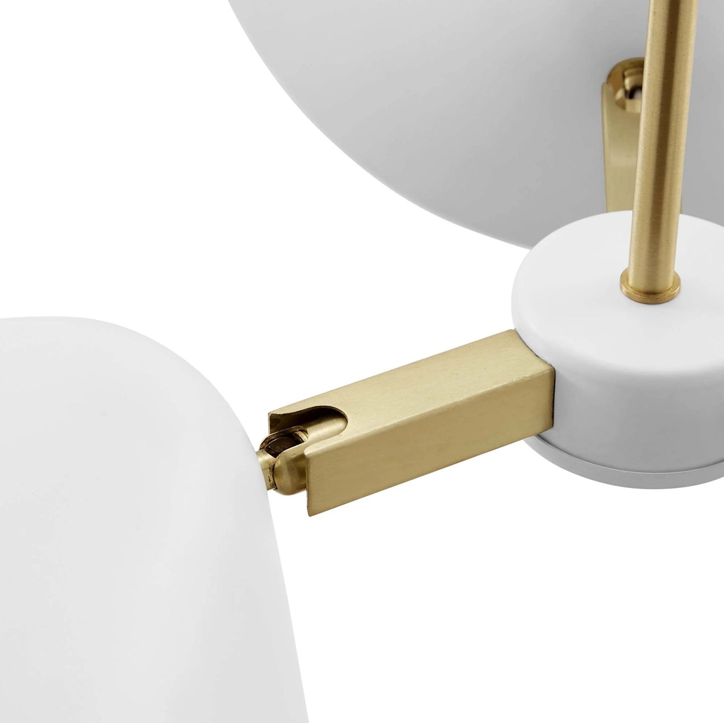 Ramon 3-Light 3" Arm Pendant, White