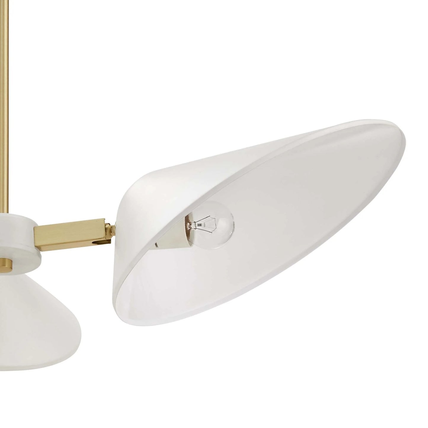 Ramon 3-Light 3" Arm Pendant, White