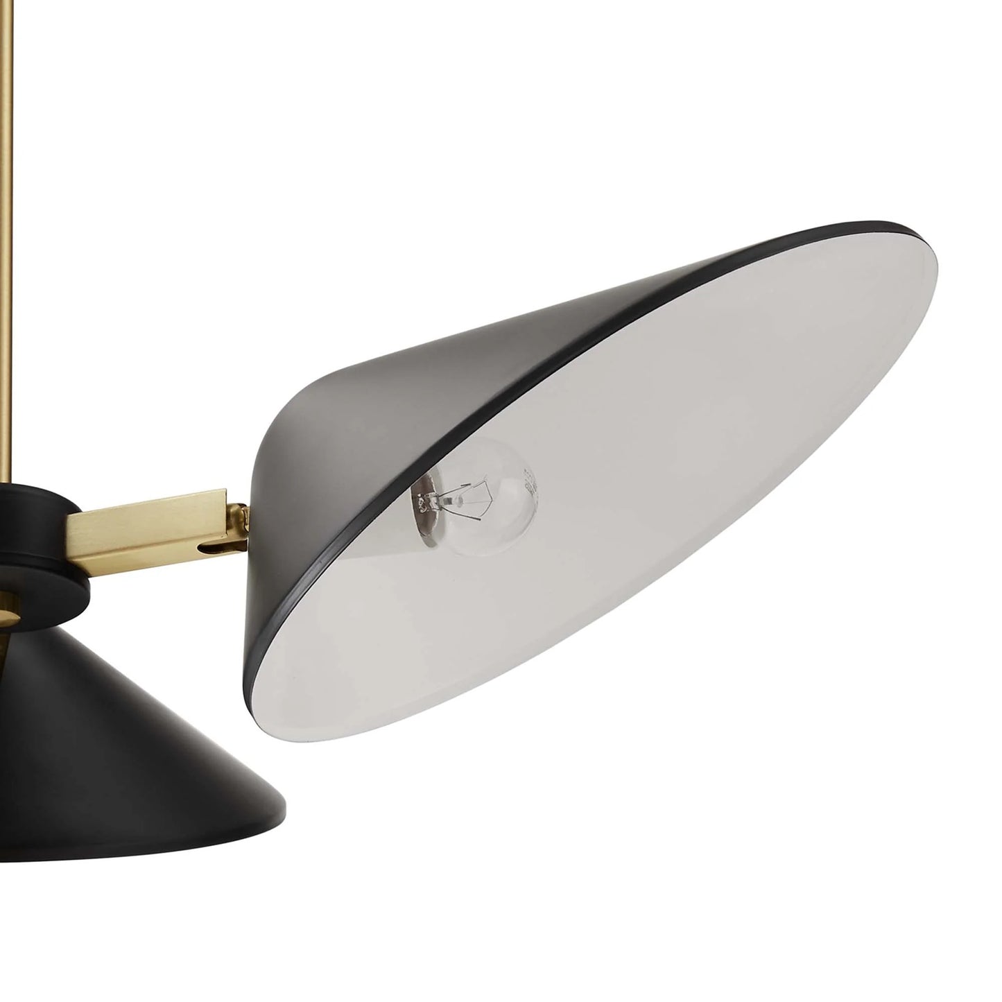 Ramon 3-Light 3" Arm Pendant, Black