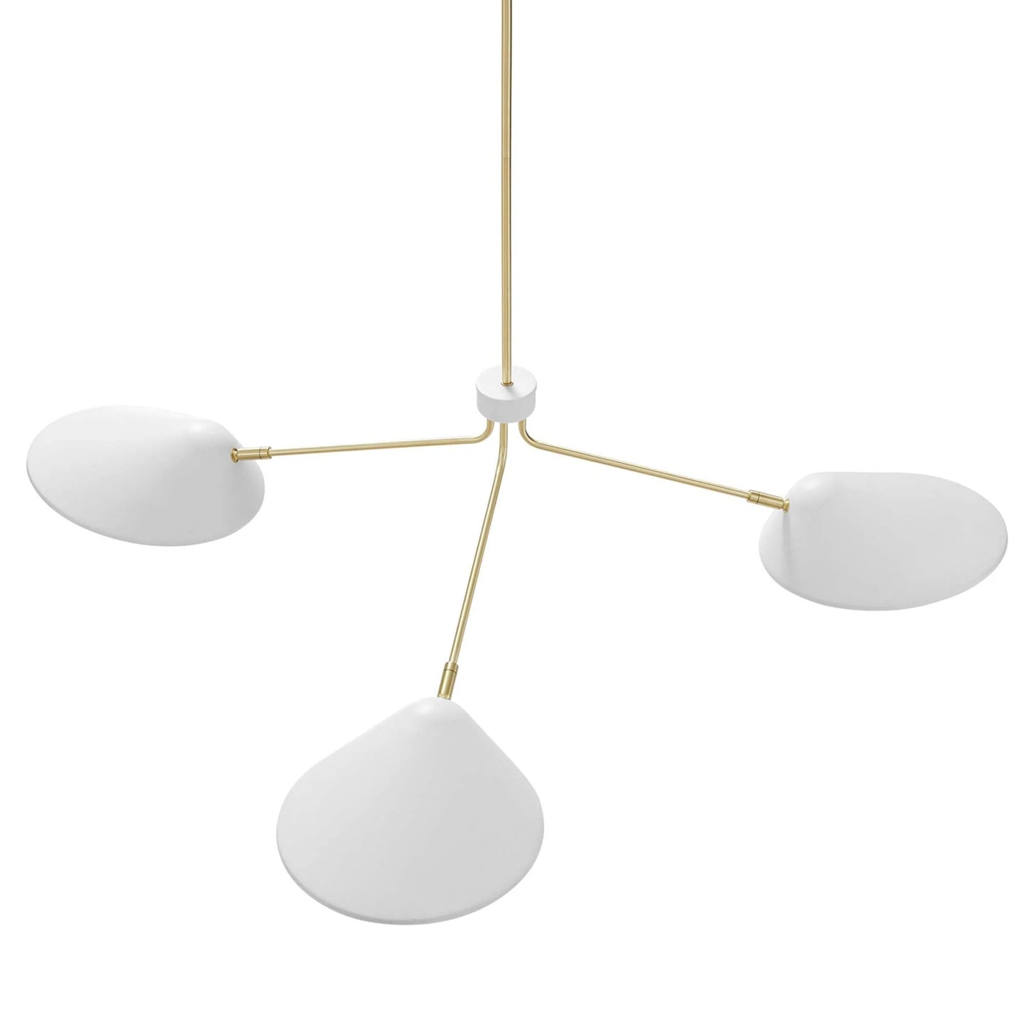 Ramon 3-Light 14" Arm Pendant, White