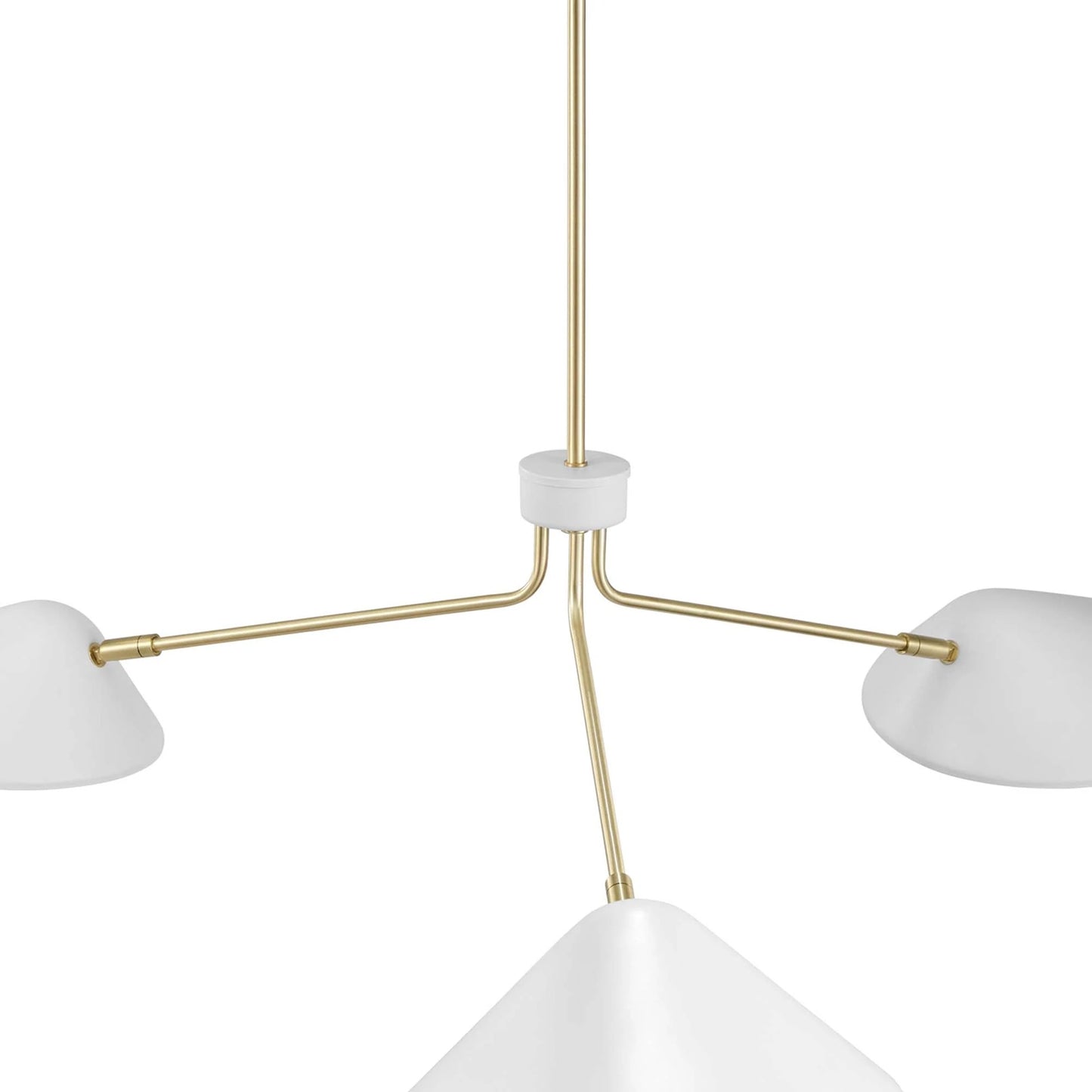 Ramon 3-Light 14" Arm Pendant, White