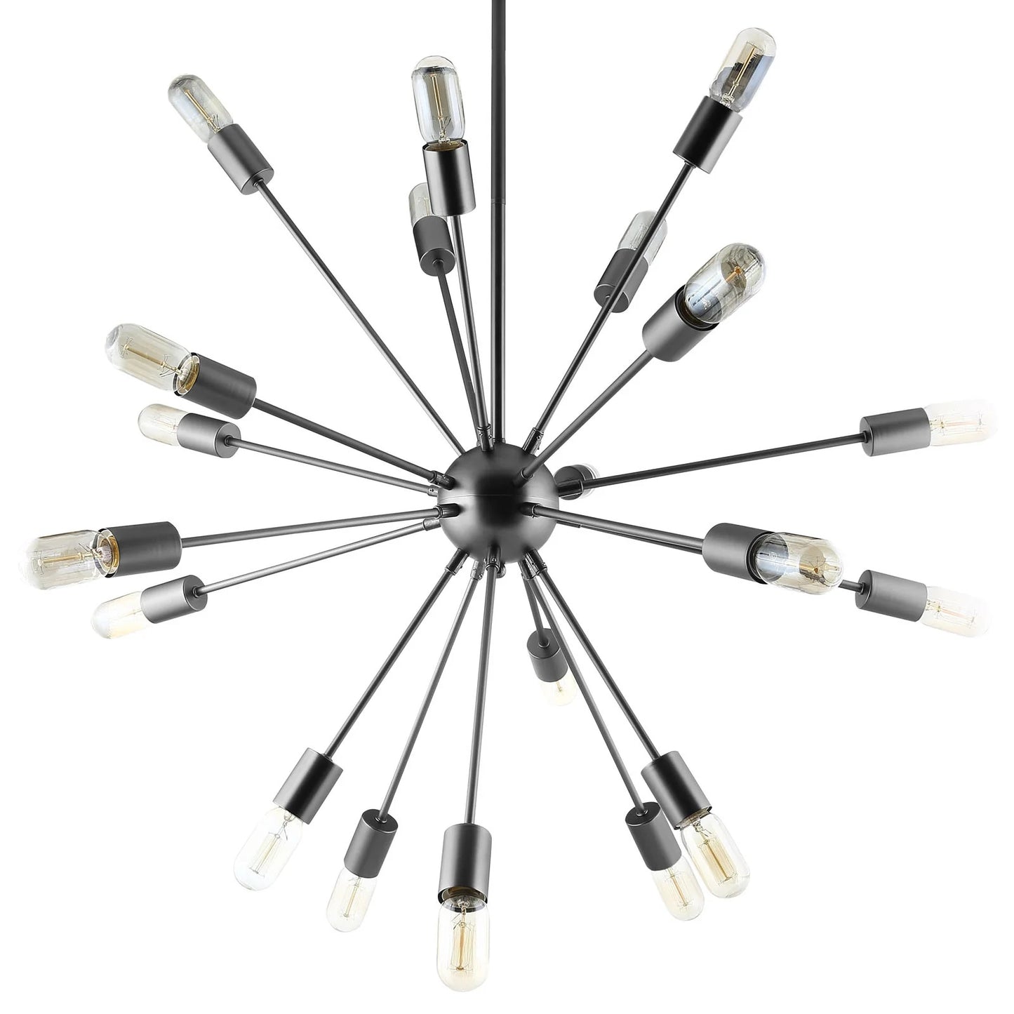Mino Stainless Steel Chandelier, Gray