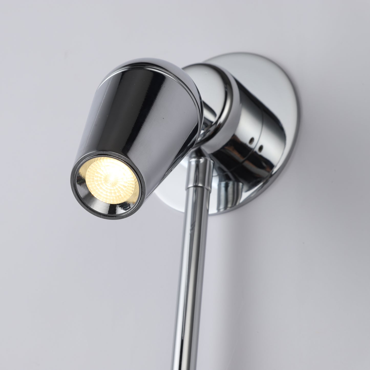 Lola Adjustable Reading Light, Silver