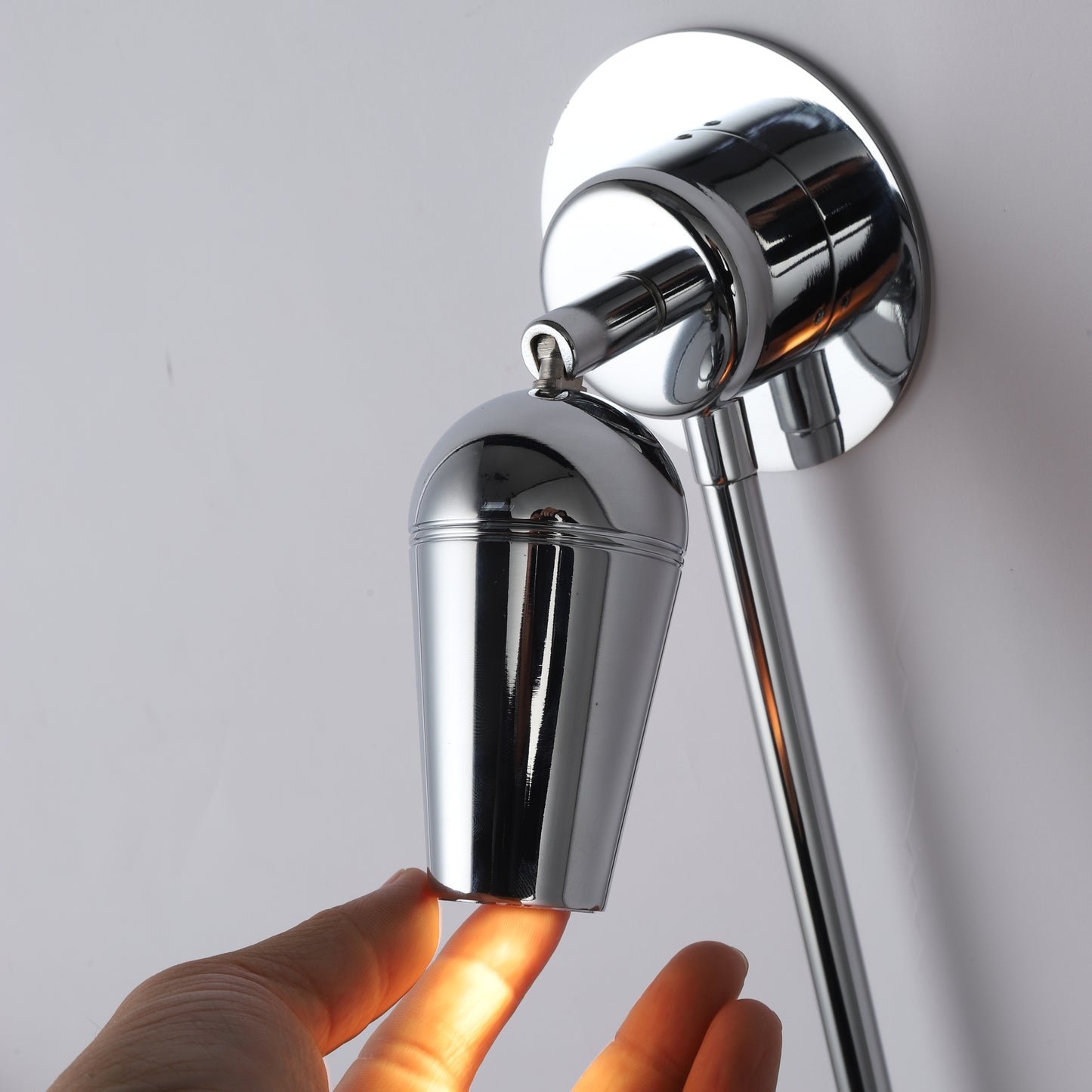 Lola Adjustable Reading Light, Silver