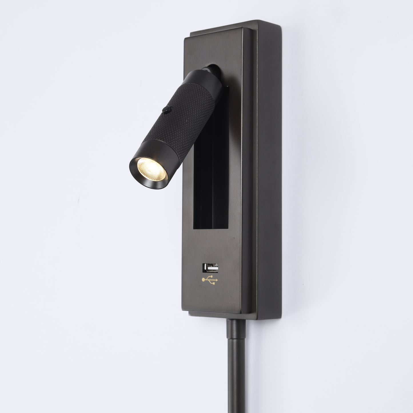 Lance Adjustable Reading Light, Black