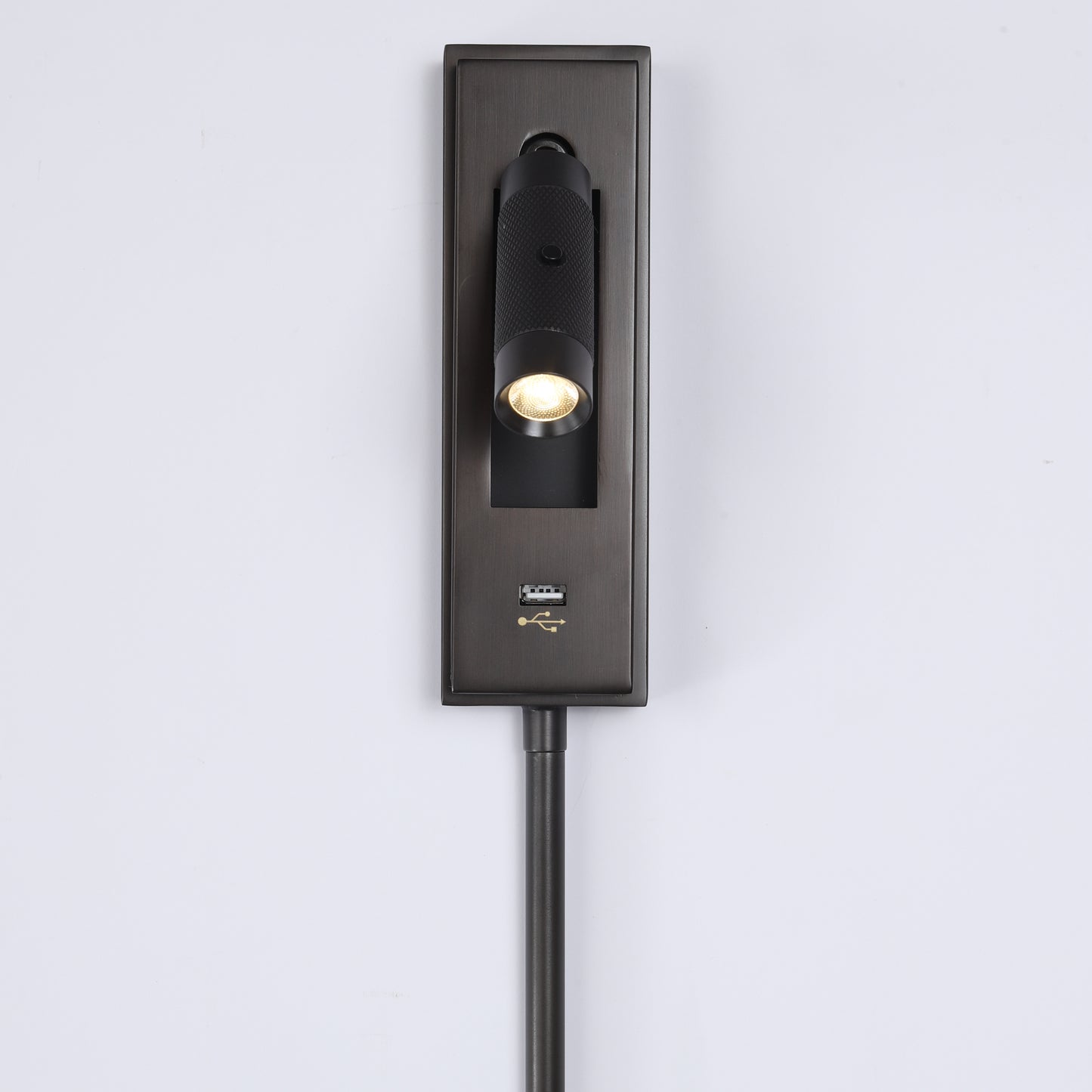 Lance Adjustable Reading Light, Black
