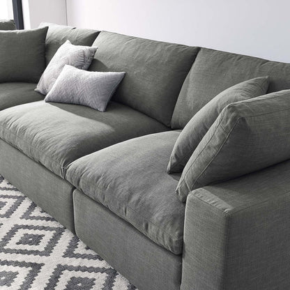 Haven 3 Seater Sectional Sofa, Gray