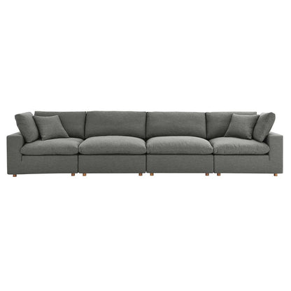 Haven 4 Seater Sectional Sofa, Gray