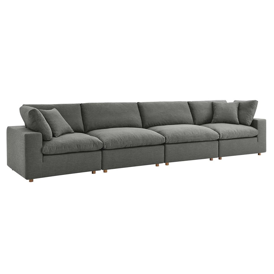 Haven 4 Seater Sectional Sofa, Gray