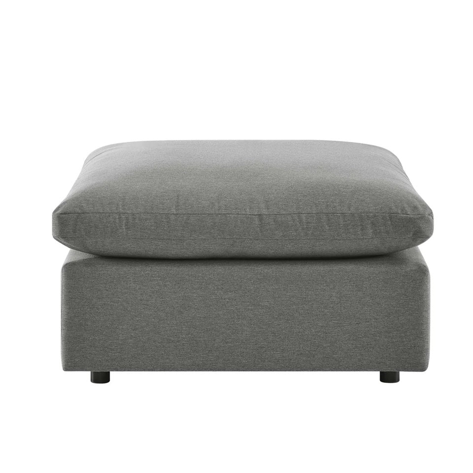 Haven 3 Seater Sectional Sofa With Ottoman, Gray