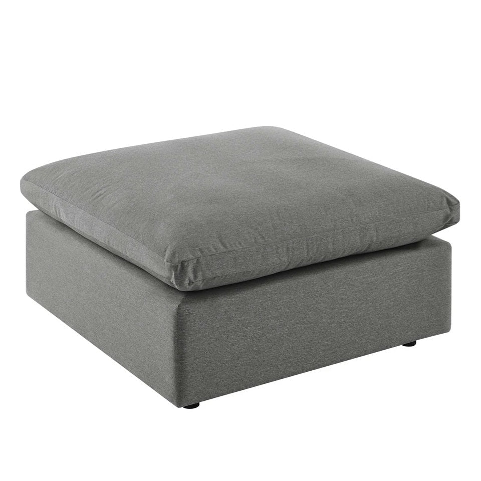 Haven 3 Seater Sectional Sofa With Ottoman, Gray