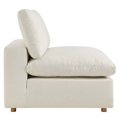 Haven 4 Seater Sectional Sofa With Ottoman, Beige