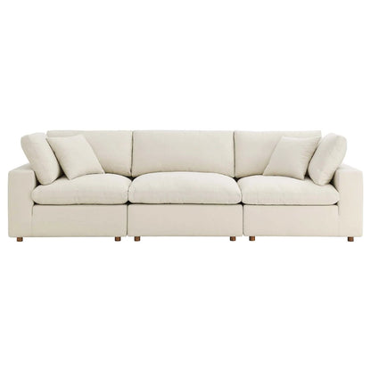 Haven 3 Seater Sectional Sofa, Beige