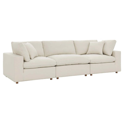 Haven 3 Seater Sectional Sofa, Beige