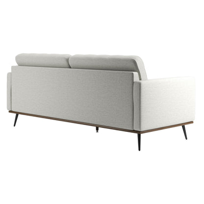 Loft Mid-century Deep Seat Sofa, Beige | 7 Feet