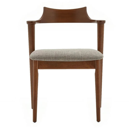 Tino Fabric Armchair, Light Gray