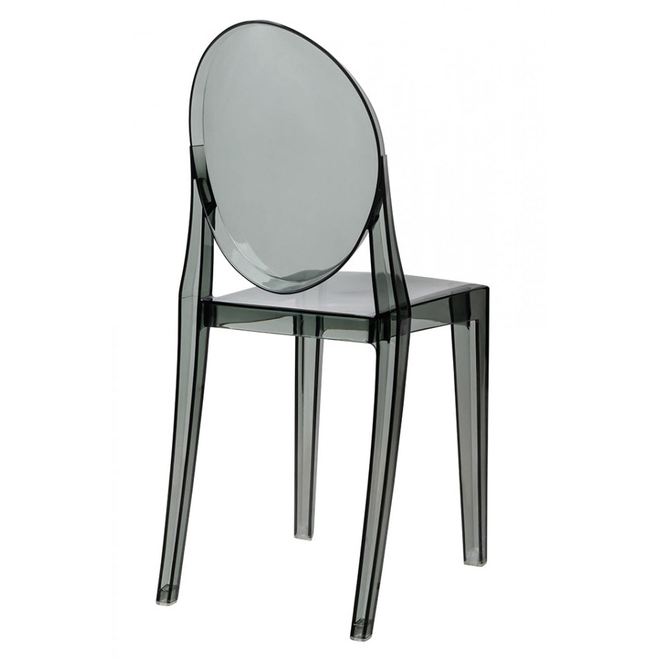 Ghost Dining Chair, Smoke Gray