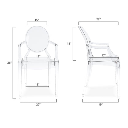 Ghost Armchair, Clear