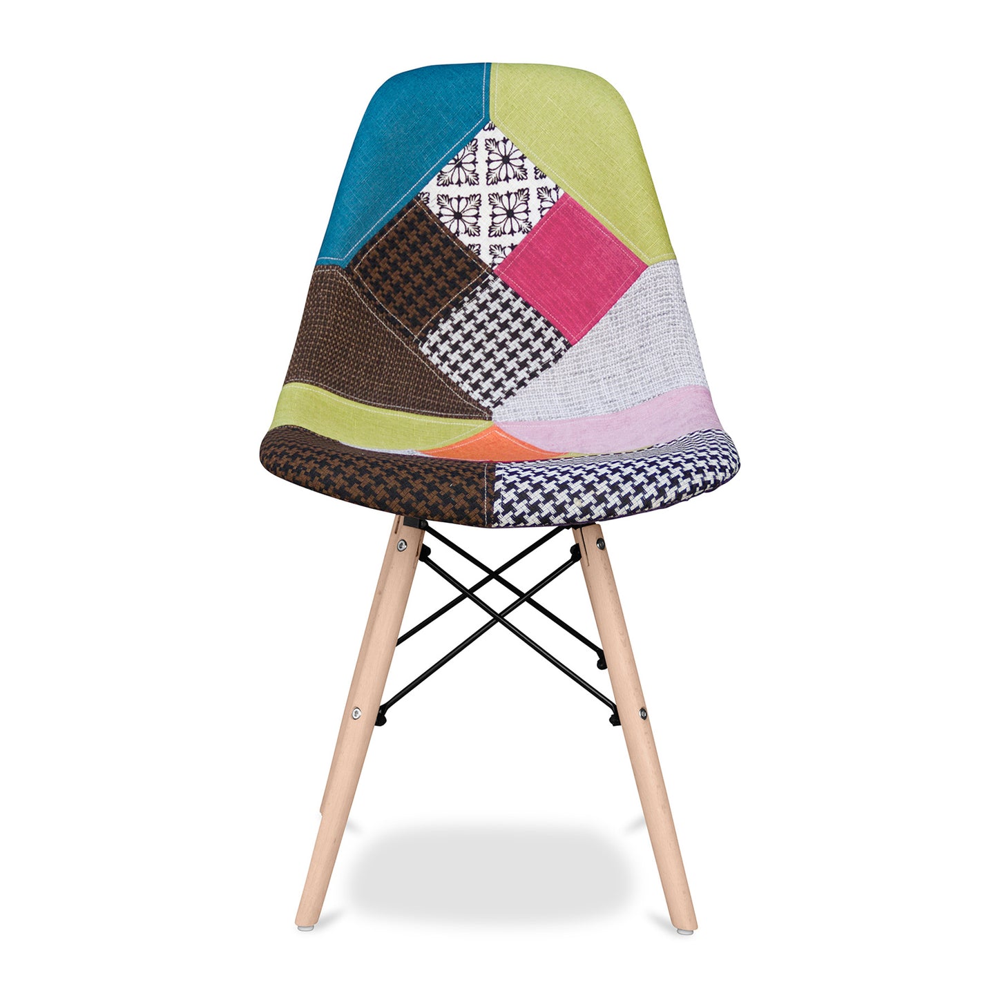 Eiffel Chair With Wood Legs, Multi