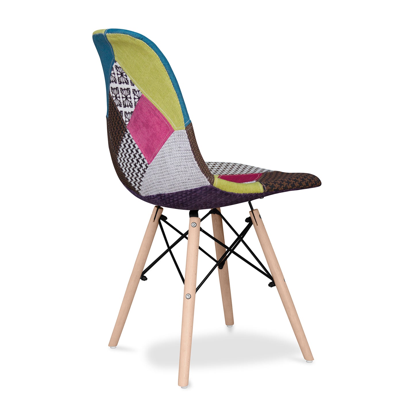 Eiffel Chair With Wood Legs, Multi