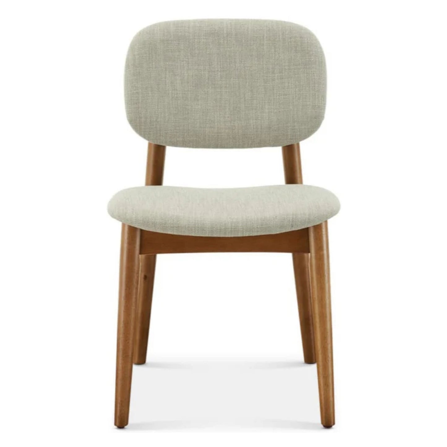 Cooper Dining Chair, Walnut Stain, Ivory