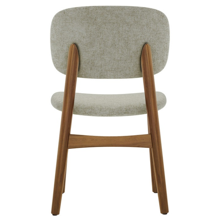 Cooper Dining Chair, Walnut Stain, Ivory