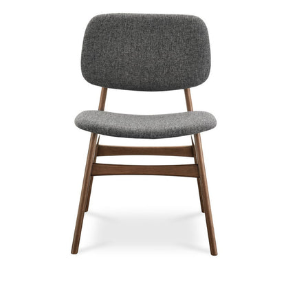 Charlie Dining Chair, Charcoal Gray