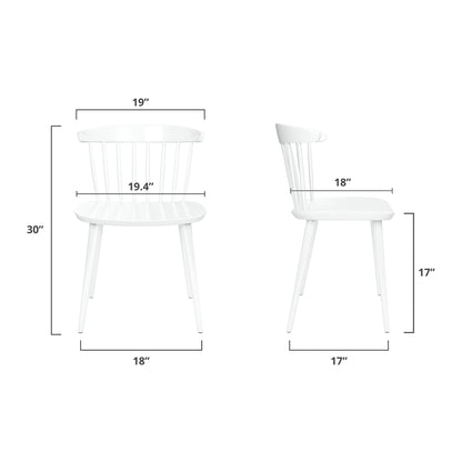 Brook Dining Chair, White