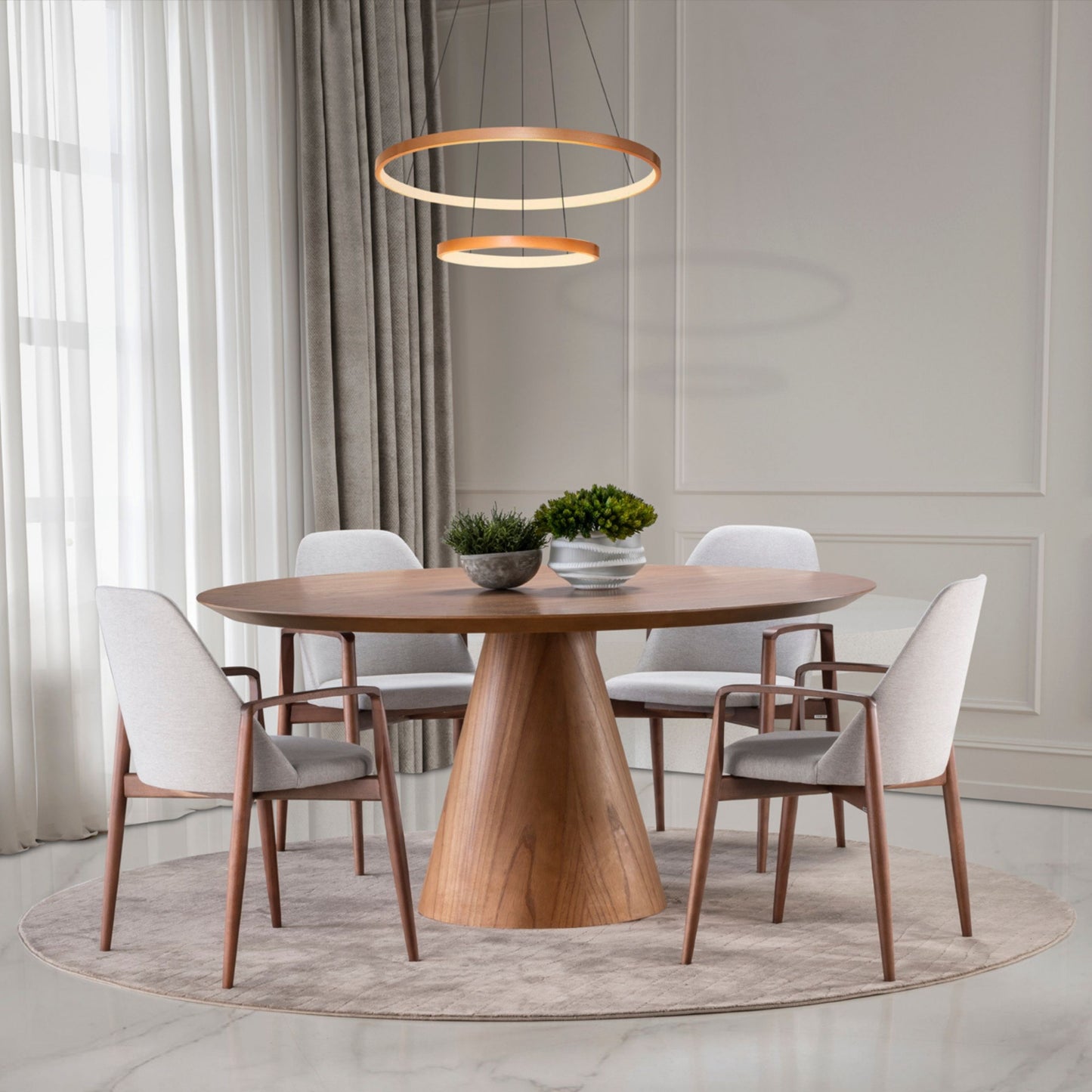 Hanna Dining Chair, Walnut