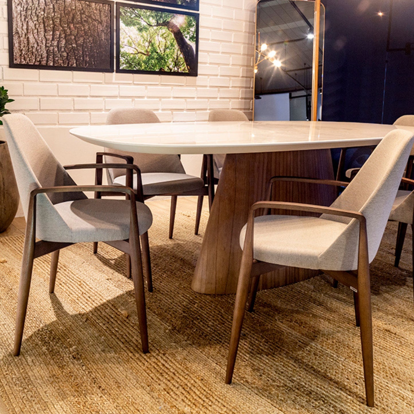 Hanna Dining Chair, Walnut