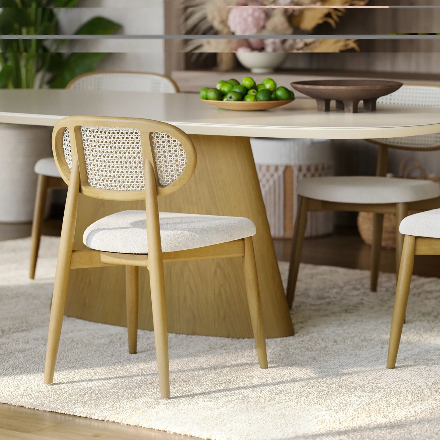 Aria Dining Chair, Natural