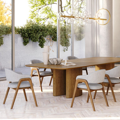 Zeno Dining Chair, Gray