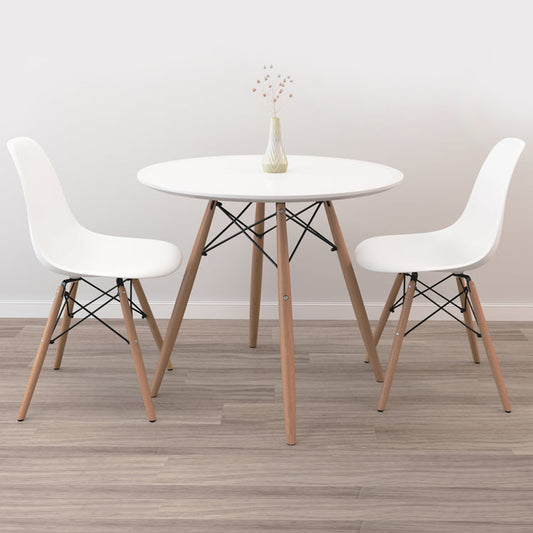 Eiffel Table Set, Wood Legs