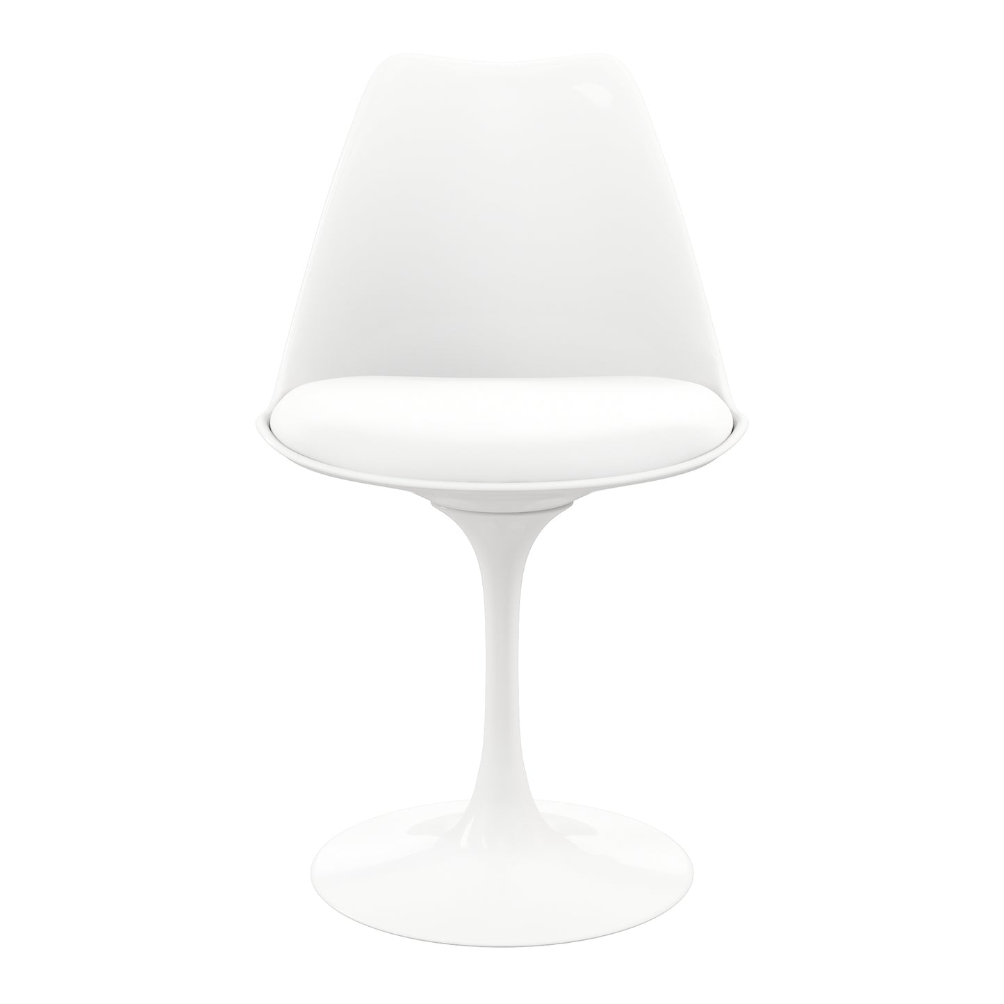 Tulip 32" Marble Dining Table & Chairs Set, White