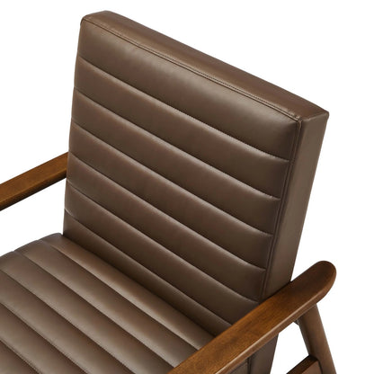 Zain Lounge Chair, Brown