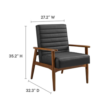 Zain Lounge Chair, Black