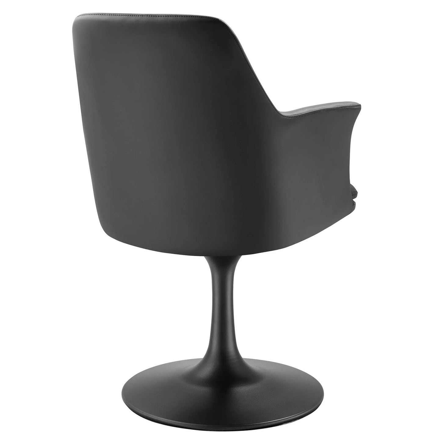 Rose Swivel Armchair, Black